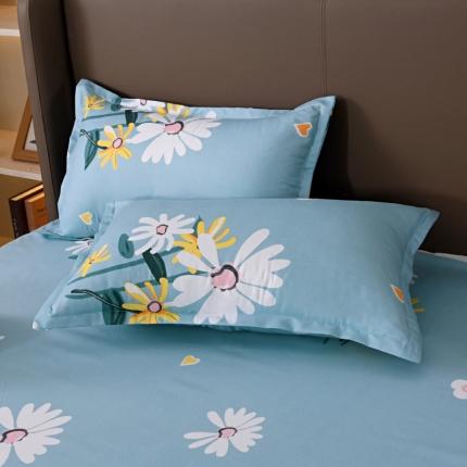 91家纺网 家纺一手货源 找家纺 梵巢 芦荟棉单枕套48*74cm 雏菊花开