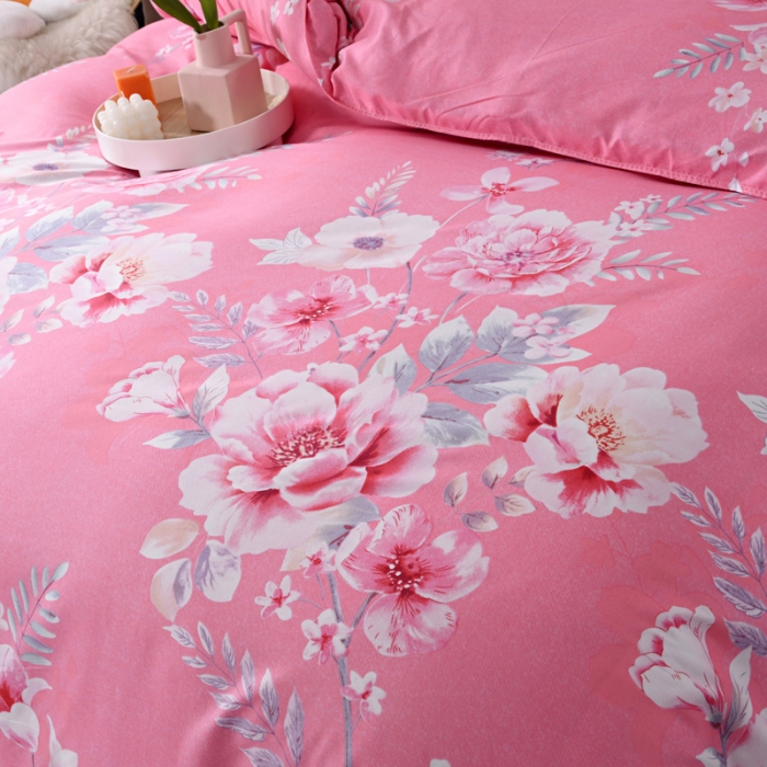 91家纺网 家纺一手货源 找家纺 梵巢家纺 芦荟棉四件套 繁花似锦