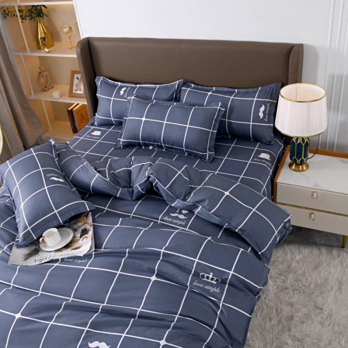 91家纺网 家纺一手货源 找家纺 梵巢家纺 芦荟棉四件套 格慕