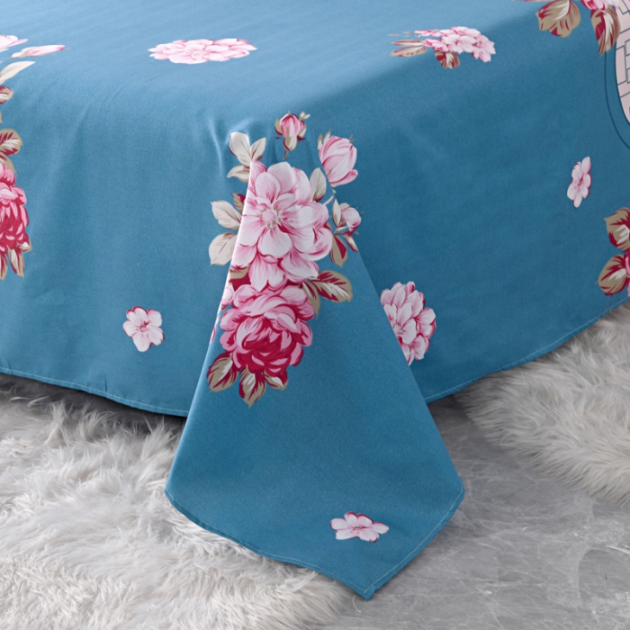 91家纺网 家纺一手货源 找家纺 梵巢家纺 芦荟棉四件套 满园春