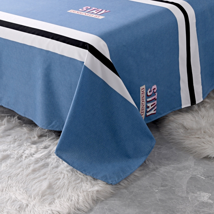 91家纺网 家纺一手货源 找家纺 梵巢家纺 芦荟棉四件套 土耳其蓝