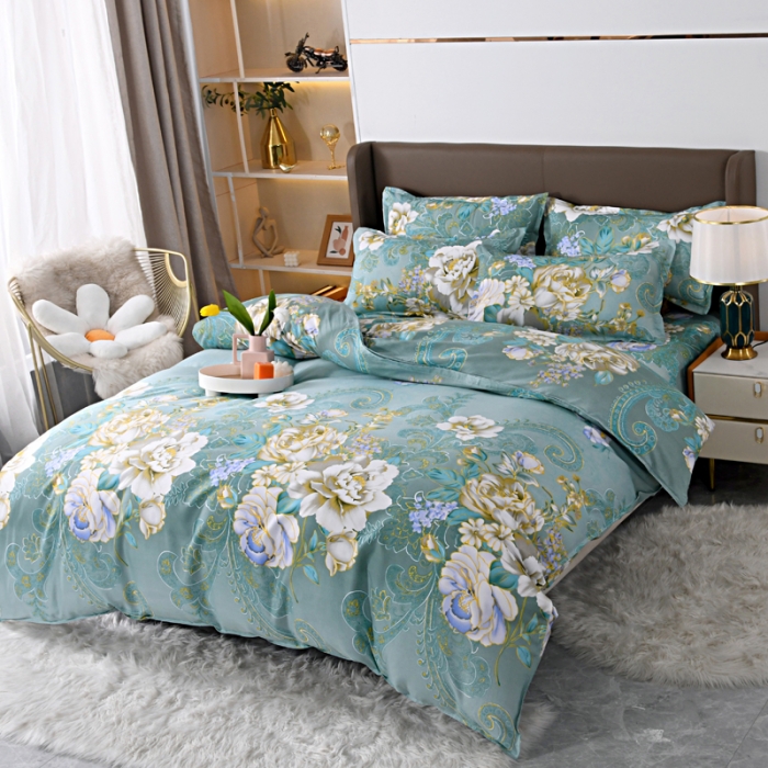 91家纺网 家纺一手货源 找家纺 梵巢家纺 芦荟棉四件套 香飘四溢