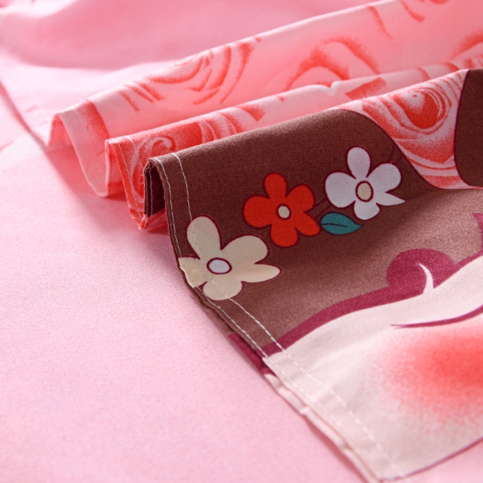 91家纺网 家纺一手货源 找家纺 梵巢家纺 芦荟棉四件套 小两口