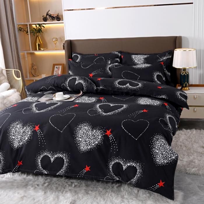 91家纺网 家纺一手货源 找家纺 梵巢家纺 芦荟棉四件套 心芯恋