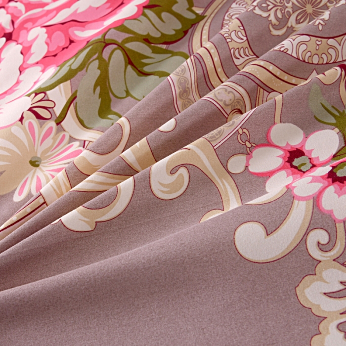 91家纺网 家纺一手货源 找家纺 梵巢家纺 芦荟棉四件套 悠香花语