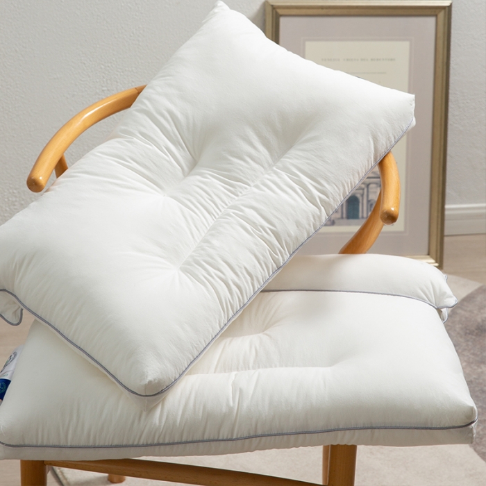 91家纺网 家纺一手货源 找家纺 (总)多点家居 2022新款缇诺抗菌护颈枕枕头枕芯 白