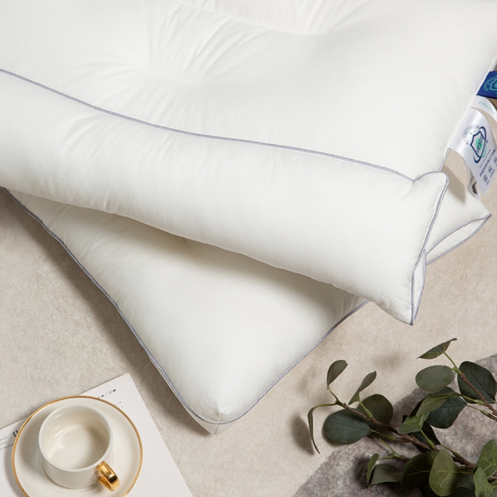 91家纺网 家纺一手货源 找家纺 (总)多点家居 2022新款缇诺抗菌护颈枕枕头枕芯 白