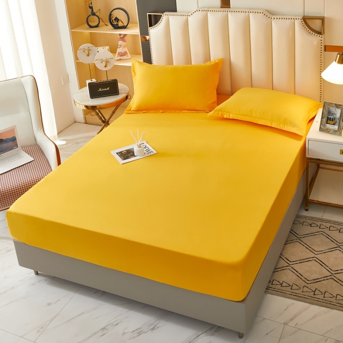 91家纺网 家纺一手货源 找家纺 衿成家纺 2025新款加厚磨毛床笠 DC奥丁金