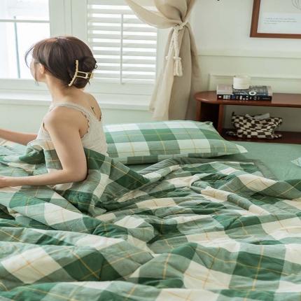 91家纺网 家纺一手货源 找家纺 （总）格子铺 2022新款全棉水洗棉大豆被