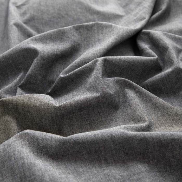 91家纺网 家纺一手货源 找家纺 柠萌家居 2022新款无印良品全棉色织水洗棉单被套 深灰