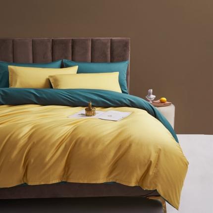 91家纺网 家纺一手货源 找家纺 （总）顾家家居 2023新款60长绒棉双拼三件套