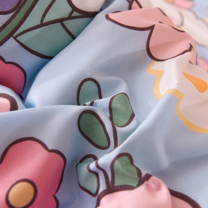 91家纺网 家纺一手货源 找家纺 （总）梦之岛 2022新款床盖韩版磨毛四件套