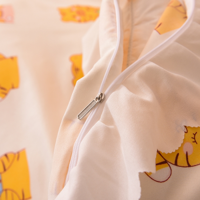 91家纺网 家纺一手货源 找家纺 梦之岛 2022新款床盖韩版磨毛四件套 虎虎生威