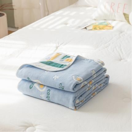 91家纺网 家纺一手货源 找家纺 （总）朴尔 2022新品卡通系全棉六层纱毛巾被