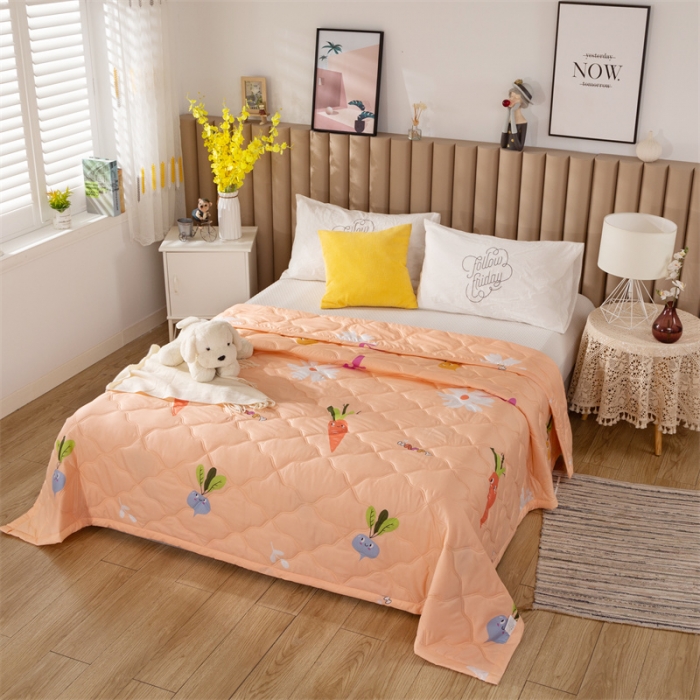 91家纺网 家纺一手货源 找家纺 (总)爱派 2022新款亲肤棉印花夏被空调被夏凉被被子被芯