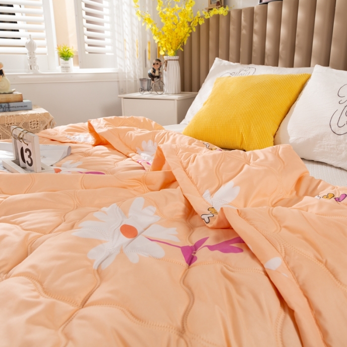 91家纺网 家纺一手货源 找家纺 (总)爱派 2022新款亲肤棉印花夏被空调被夏凉被被子被芯