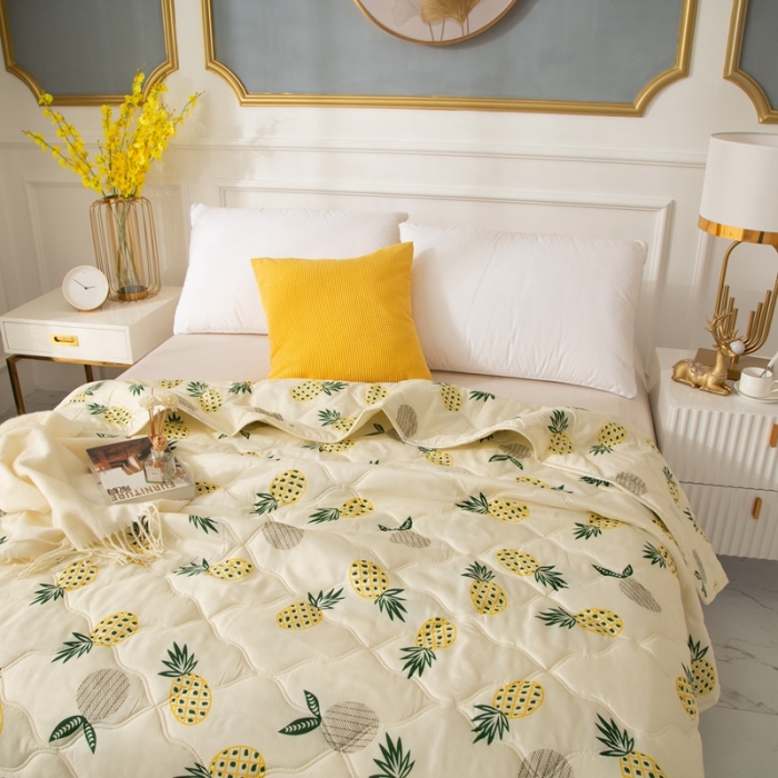 91家纺网 家纺一手货源 找家纺 (总)爱派 2022新款磨毛印花夏凉被夏被空调被被子被芯