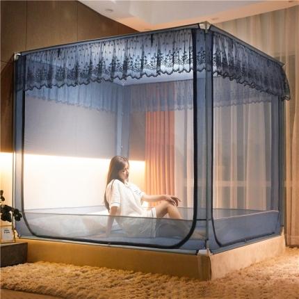 91家纺网 家纺一手货源 找家纺 （总）飞轮海蚊帐 新款三开门方顶蚊帐Z55