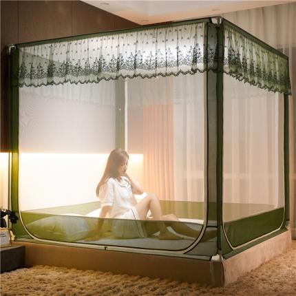 91家纺网 家纺一手货源 找家纺 （总）飞轮海蚊帐 新款三开门方顶蚊帐Z55