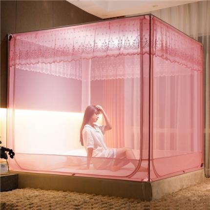 91家纺网 家纺一手货源 找家纺 （总）飞轮海蚊帐 新款三开门方顶蚊帐Z55