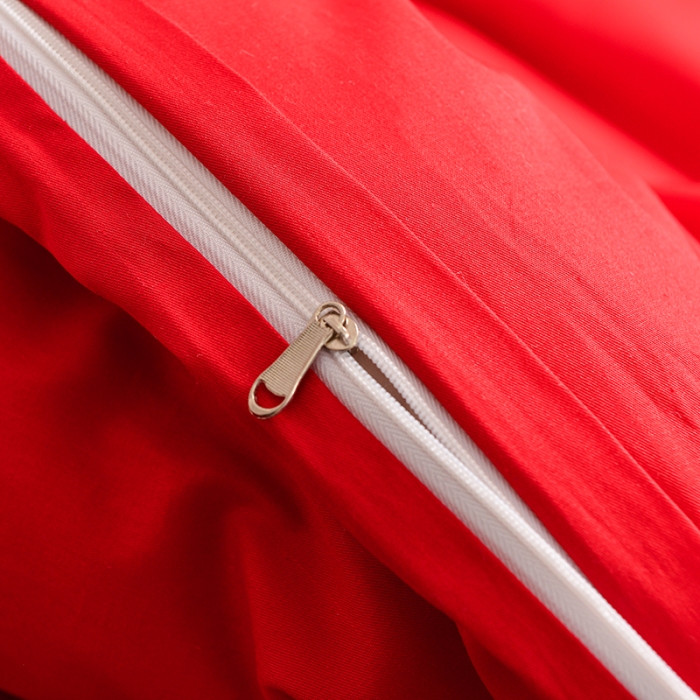 91家纺网 家纺一手货源 找家纺 极梦家纺（支持定制） 2025新款40支13372全棉单被套 大红