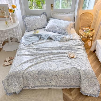 有货 2022新款至臻13372全棉大豆被夏凉被春秋被 晓芙