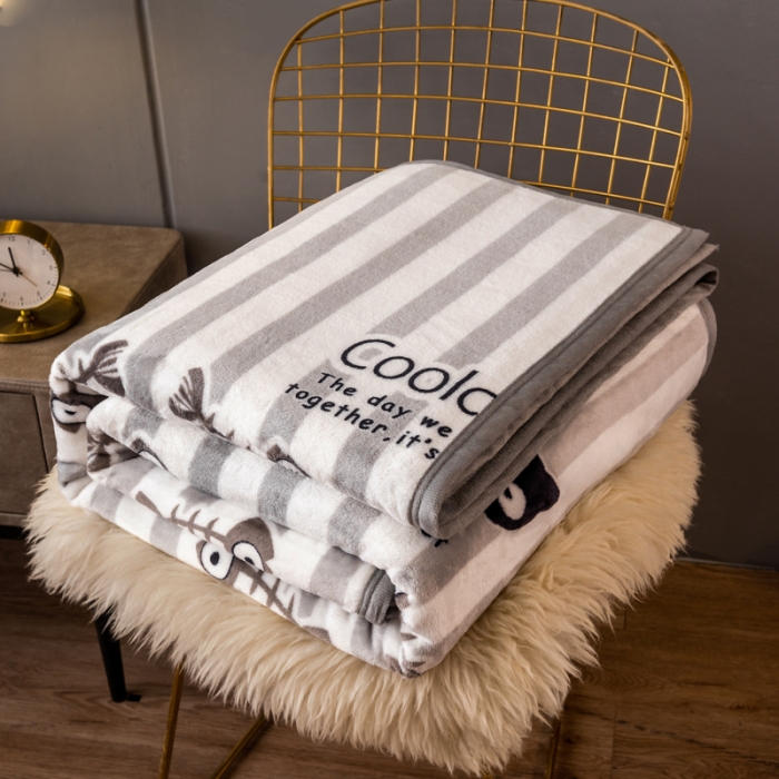 91家纺网 家纺一手货源 找家纺 （总）慕尚 2025新款雪貂绒四季毛毯