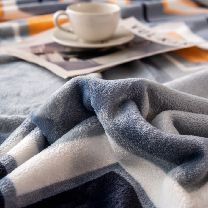 91家纺网 家纺一手货源 找家纺 慕尚 2025新款雪貂绒四季毛毯 波希米亚