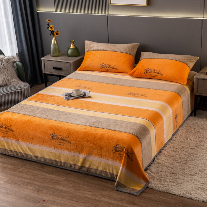 91家纺网 家纺一手货源 找家纺 慕尚 2025新款雪貂绒四季毛毯 绅士