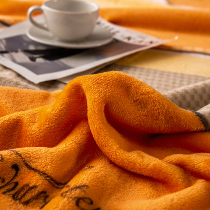 91家纺网 家纺一手货源 找家纺 慕尚 2025新款雪貂绒四季毛毯 绅士