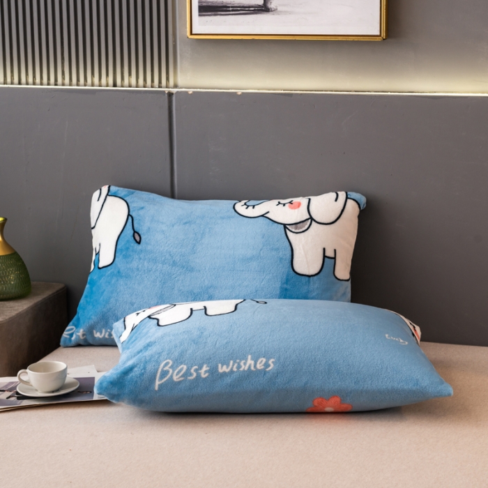 91家纺网 家纺一手货源 找家纺 慕尚 2025新款雪貂绒四季毛毯 小象