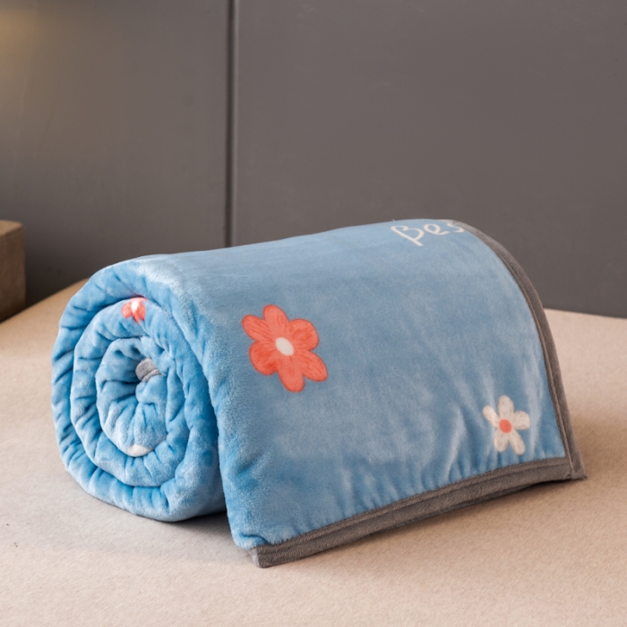 91家纺网 家纺一手货源 找家纺 慕尚 2025新款雪貂绒四季毛毯 小象