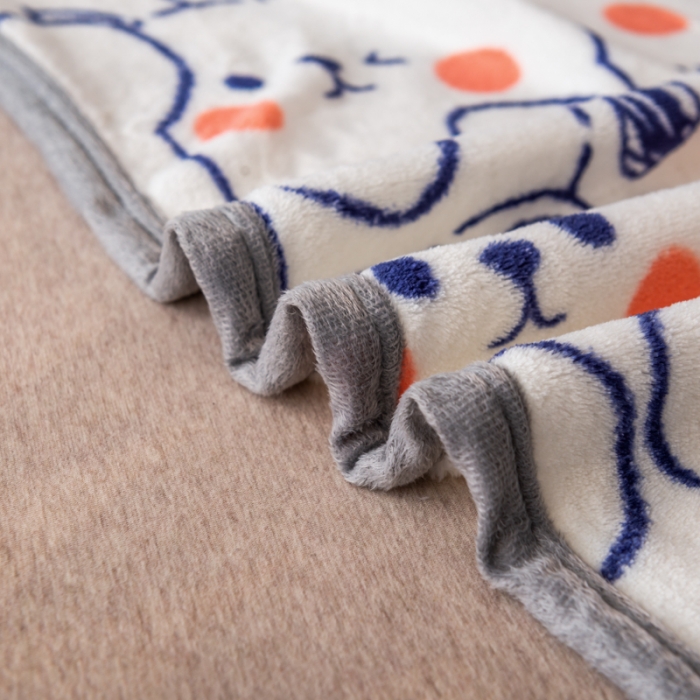 91家纺网 家纺一手货源 找家纺 慕尚 2025新款雪貂绒四季毛毯 小熊宝