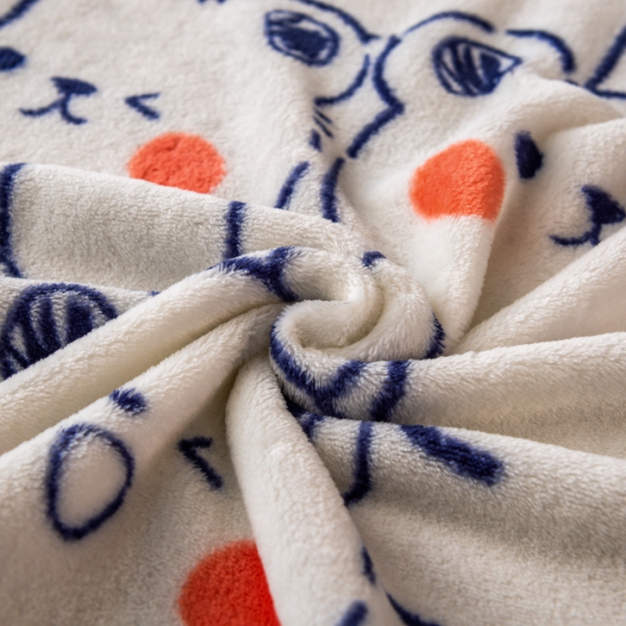 91家纺网 家纺一手货源 找家纺 慕尚 2025新款雪貂绒四季毛毯 小熊宝