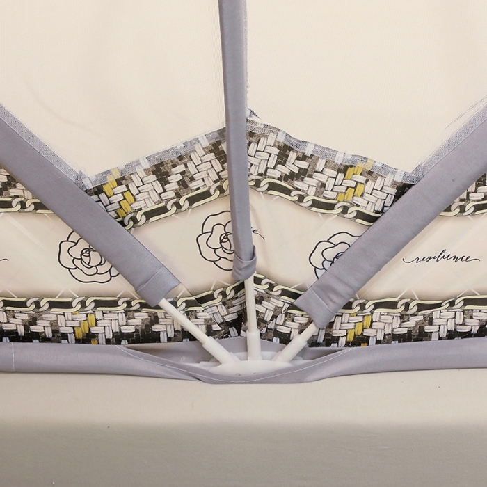 91家纺网 家纺一手货源 找家纺 （总）青竹苑 2022新款网红折叠蚊帐-五股加高