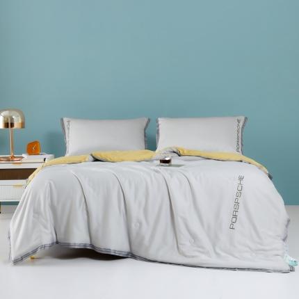 91家纺网 家纺一手货源 找家纺 （总）梦镜 2025新款莱卡天丝刺绣夏凉被