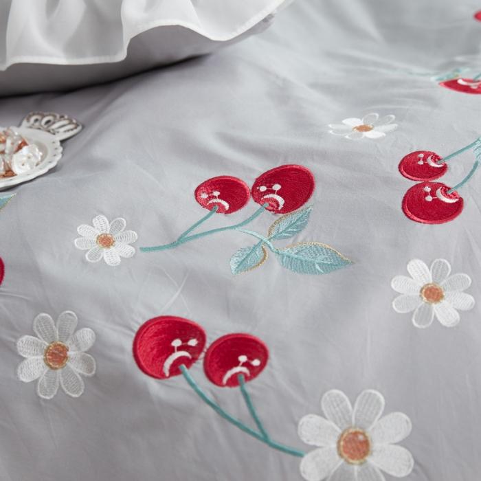 91家纺网 家纺一手货源 找家纺 亲亲公主 新款全棉蕾丝公主风四件套绣花四件套