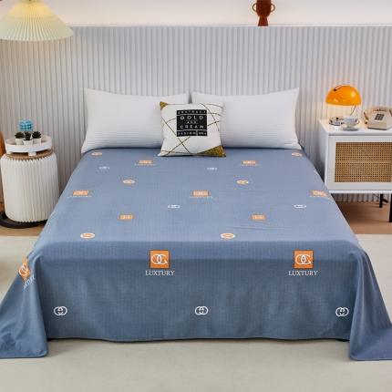 91家纺网 家纺一手货源 找家纺 （总）杜先生 2023新款全棉加厚喷气活性磨毛直角床单