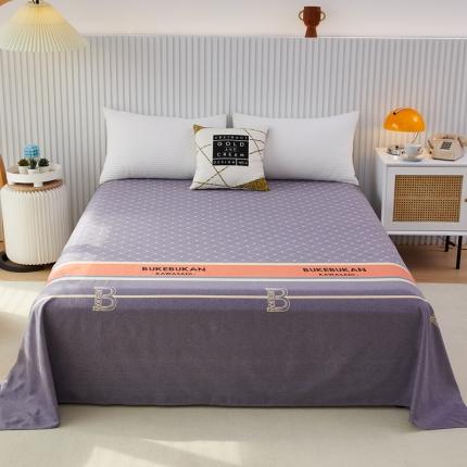 91家纺网 家纺一手货源 找家纺 （总）杜先生 2023新款全棉加厚喷气活性磨毛直角床单