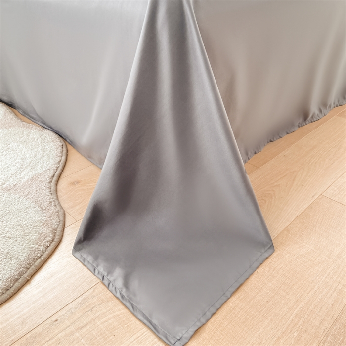 91家纺网 家纺一手货源 找家纺 眠帛 2022新款柔丝棉绣花四件套 伊町繁星蓝