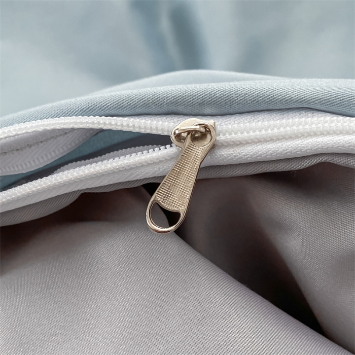 91家纺网 家纺一手货源 找家纺 眠帛 2022新款柔丝棉绣花四件套 伊町繁星蓝