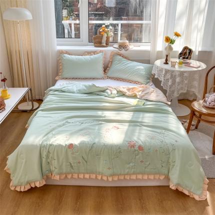 91家纺网 家纺一手货源 找家纺 （总）2024兄弟坊天竺棉刺绣大豆棉夏被夏凉被