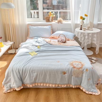 91家纺网 家纺一手货源 找家纺 （总）2024兄弟坊天竺棉刺绣大豆棉夏被夏凉被