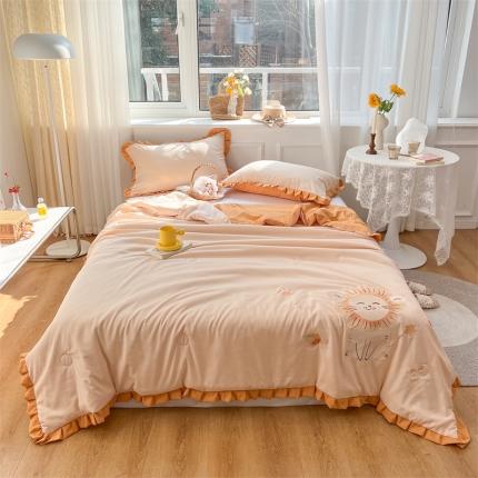 91家纺网 家纺一手货源 找家纺 （总）2024兄弟坊天竺棉刺绣大豆棉夏被夏凉被