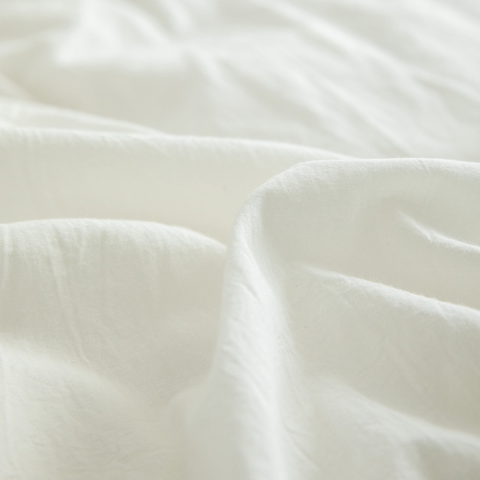 91家纺网 家纺一手货源 找家纺 玛奇朵 新款40s全棉水洗棉花边四件套-恬蜜系列 棚拍图 恬蜜-白