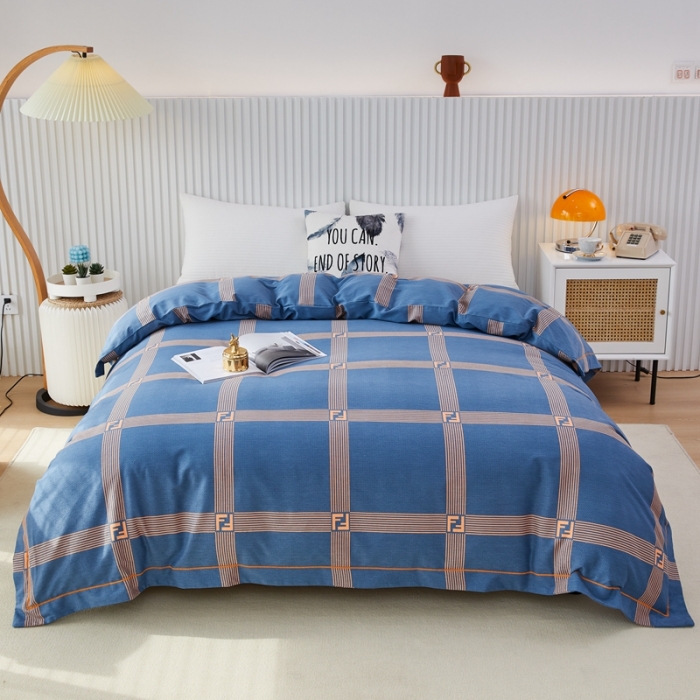 91家纺网 家纺一手货源 找家纺 （总）杜先生 2023新款全棉加厚喷气活性磨毛单被套