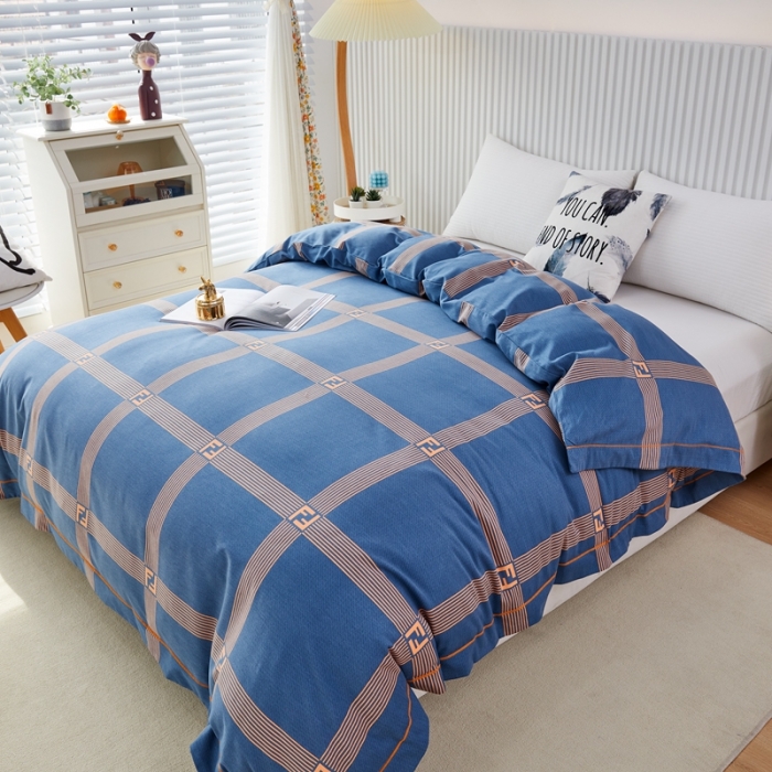 91家纺网 家纺一手货源 找家纺 杜先生 2023新款全棉加厚喷气活性磨毛单被套 艺术构想-灰