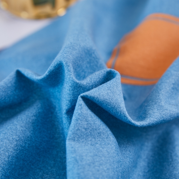 91家纺网 家纺一手货源 找家纺 杜先生 2023新款全棉加厚喷气活性磨毛系列四件套 梦幻空间-蓝