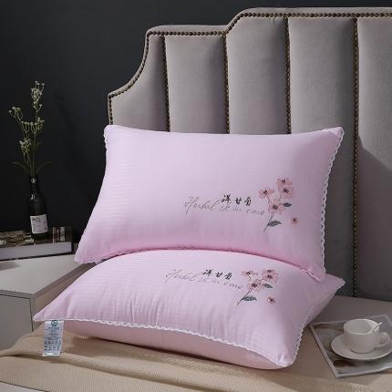 91家纺网 家纺一手货源 找家纺 皇冠之家2023新款洋甘菊面膜枕 洋甘菊-粉