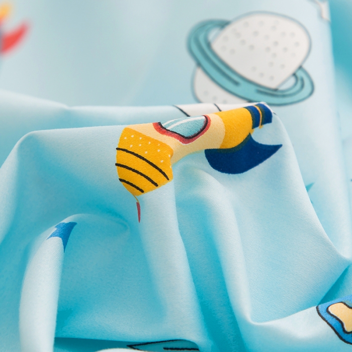 91家纺网 家纺一手货源 找家纺 良佐生活2022新款定制60支卡通儿童被套 火箭